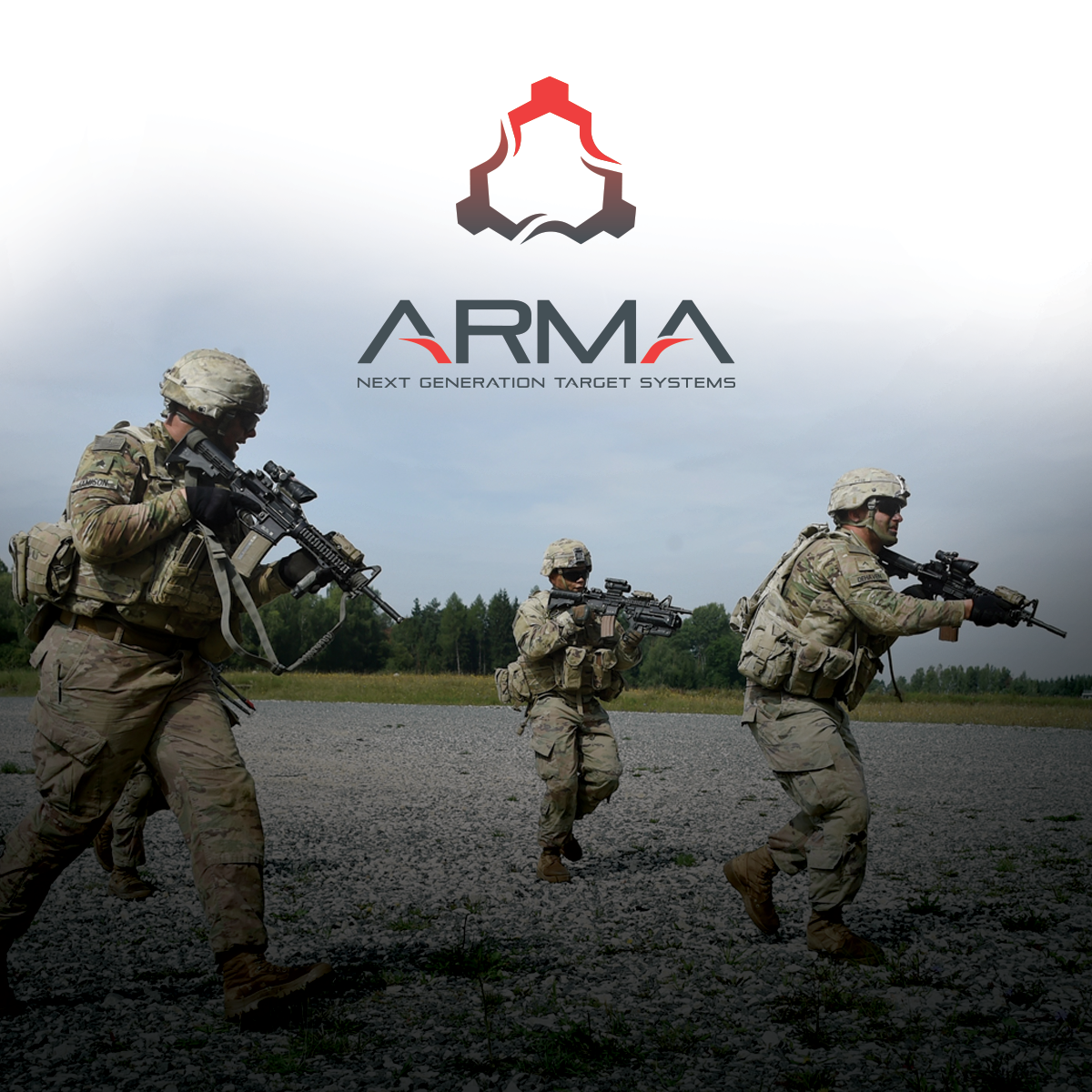 ARMA Next-Gen Target Systems logo design